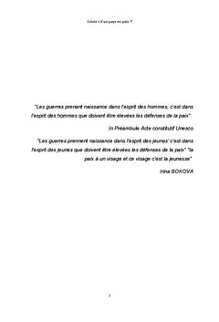 Existe-t-il un pays en paix?