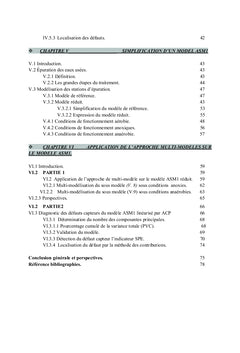 Simplification et Diagnostic de Fonctionnement d'un Modèle ASM1