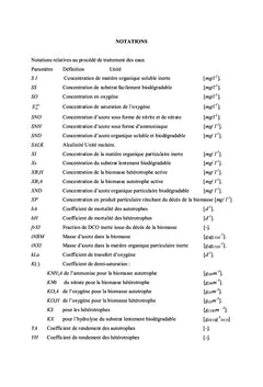 Simplification et Diagnostic de Fonctionnement d'un Modèle ASM1