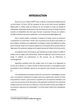 Accoucher "naturellement". Profils, attentes et motivations
