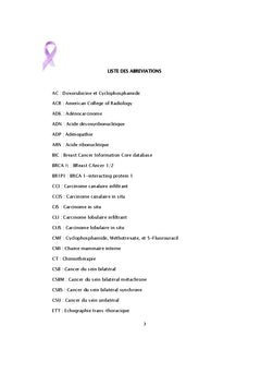 Le carcinome lobulaire du sein A propos de 9 cas