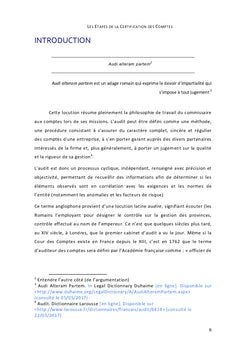 Les etapes de la certification des comptes