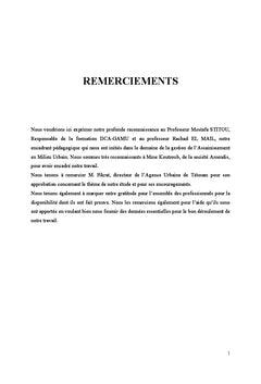 Etat de l'assainissement liquide dans la zone de Cabo Negro (Maroc)