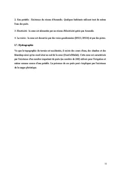Etat de l'assainissement liquide dans la zone de Cabo Negro (Maroc)