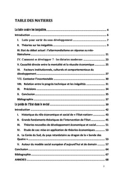 Des interventions sociales et economiques de l'etat