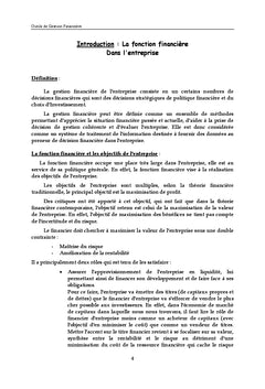 Outils de gestion financière