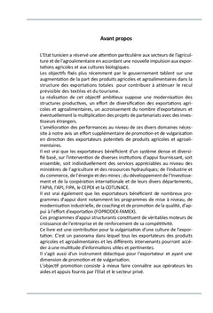 Réussir l'export dans le secteur agroalimentaire en Tunisie