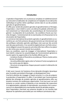 Réussir l'export dans le secteur agroalimentaire en Tunisie