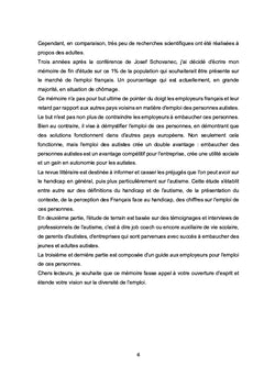 L'emploi des personnes autistes en entreprise ordinaire