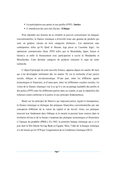 La banque participative au Maroc et le financement de la PME