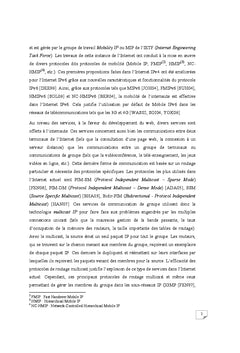 Le routage multicast dans l'internet IPv6 mobile