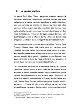 Ethique environnementale et paix mondiale. enjeux et defis
