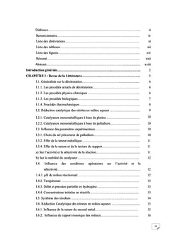 Reduction catalytique des nitrates en presence des catalyseurs bimetal