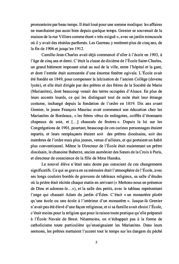 Jean Grenier, un ecrivain et un maître