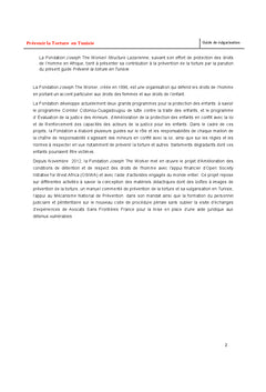 Guide Prevenir la Torture en Tunisie