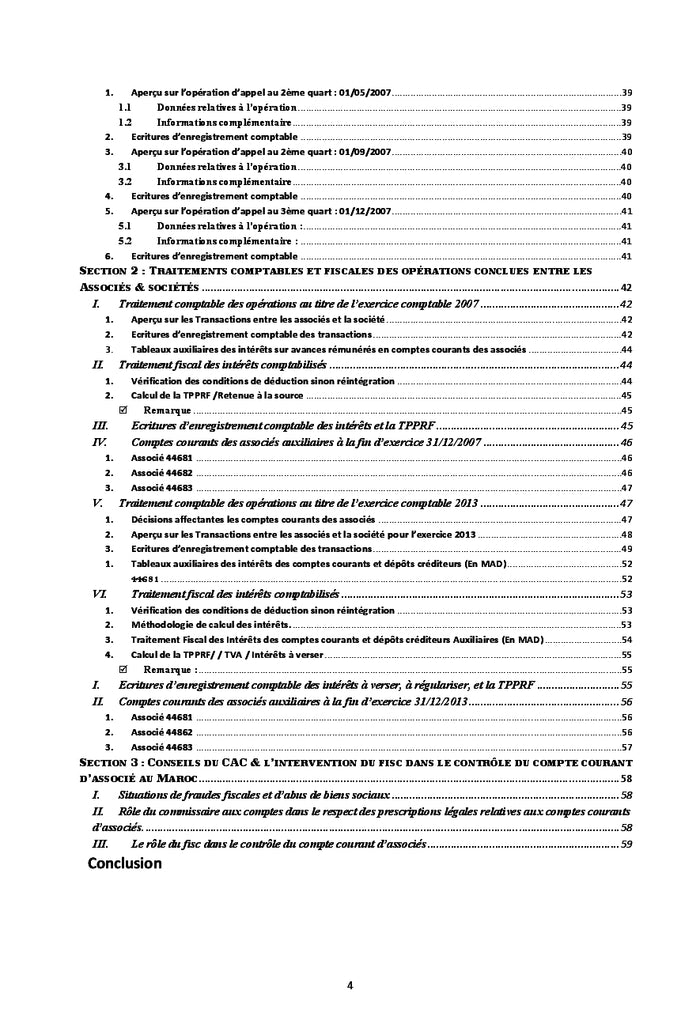 Le compte courant d'associés: Les manipulations et le contrôle fiscal