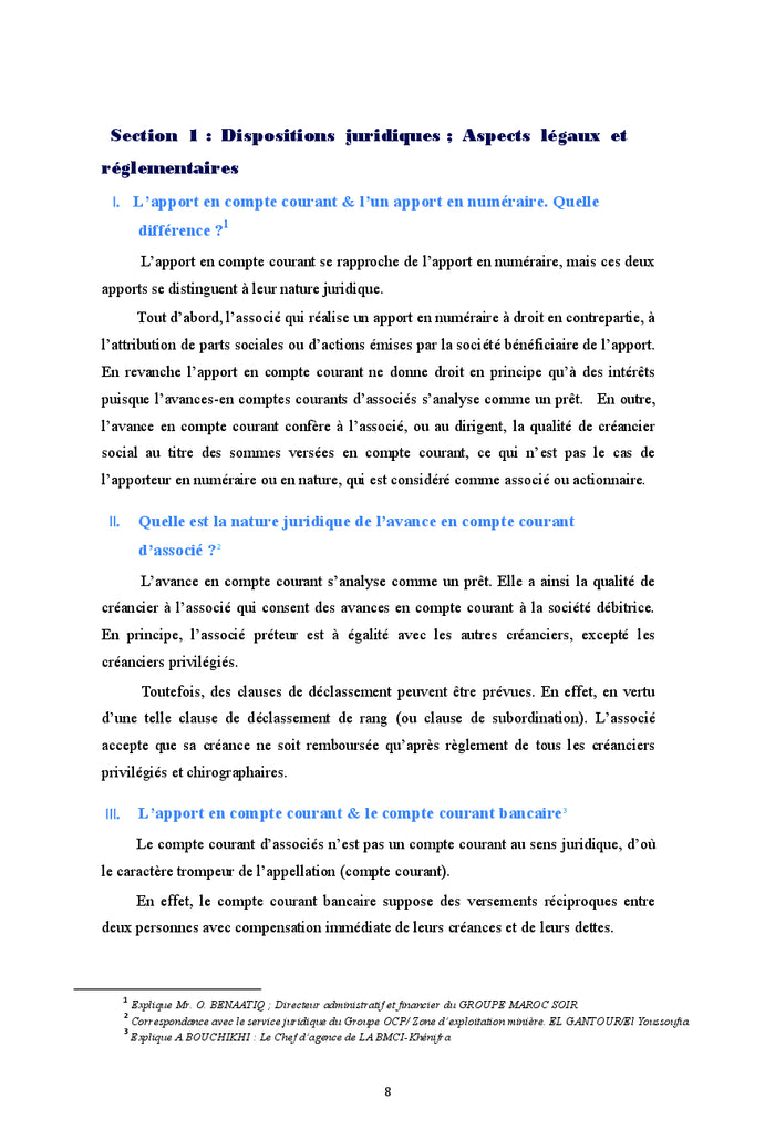 Le compte courant d'associés: Les manipulations et le contrôle fiscal