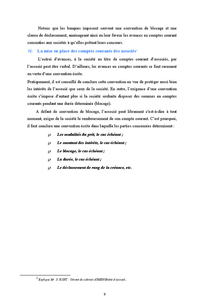 Le compte courant d'associés: Les manipulations et le contrôle fiscal
