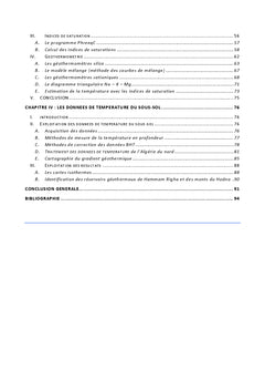 Les potentialités géothermiques de l'Algérie du Nord