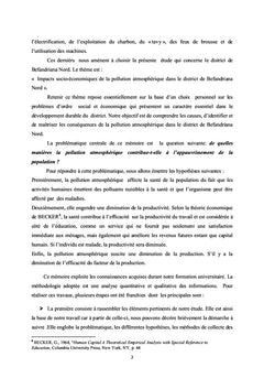 Impacts socio-economiques de la pollution atmospherique A Madagascar