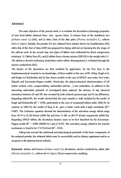 Etude du Fruit D'arbouse de Nord Algerien et de la Datte