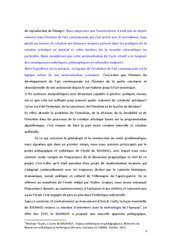 Processus créatifs et systèmes autogénératifs