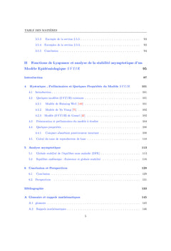 Modelisation des vaccins et robustesse des seuils en epidemiologie