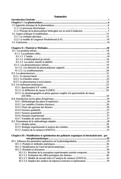 Traitement Des eaux Par Photocatalyse (UV / TiO2)