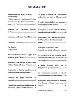 L'eveque Maurice e. Piat cree cardinal par le pape François