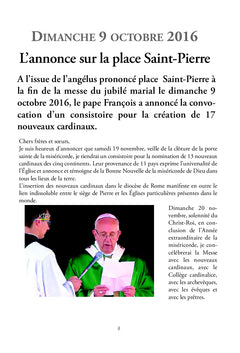 L'eveque Maurice e. Piat cree cardinal par le pape François