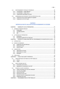Commande de moteur pas-A-pas A trois axes par ordinateur