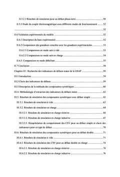 modele en defauts de la generatrice synchrone A aimants permanents