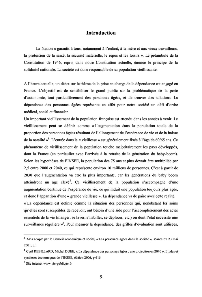 L'accueil de jour pour les personnes âgées dépendantes