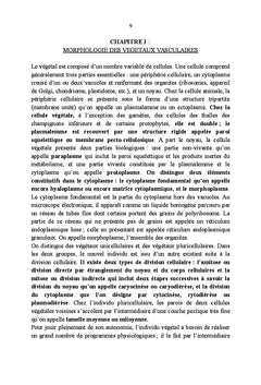 Structure et Reproduction des Végétaux Vasculaires