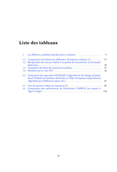 Planification et ingénierie des réseaux de transport optiques