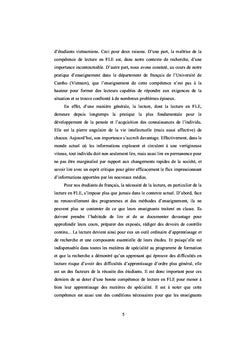 Pour une approche textuelle de la lecture en FLe