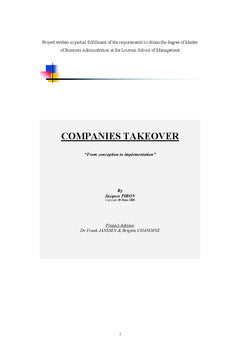 Companies Takeover