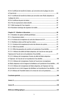 Dessalement de l'eau saumâtre par l'énergie solaire