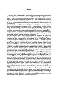 Dessalement de l'eau saumâtre par l'énergie solaire