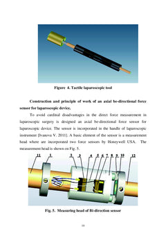 Tactile laparoscopic robot tool for restore sense of touch