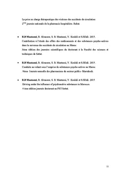 Conduite sous l'effet des médicaments et substances psycho-actives