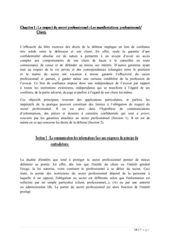 Le secret professionnel et l'obligation de dénonciation