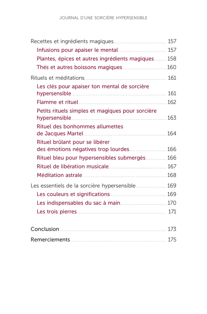 Journal d'une sorcière hypersensible