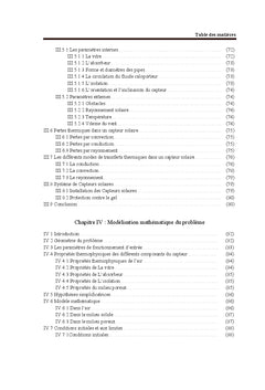 Etude dynamique et thermique d'un capteur solaire avec milieu poreux