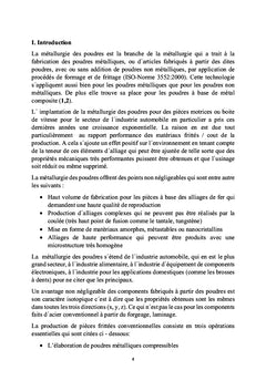 Relation entre la microstructure et les proprietes des aciers frittes