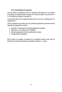 Relation entre la microstructure et les proprietes des aciers frittes