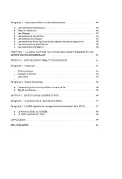 Exploitation Miniere en Mauritanie et la Protection de l'Environnement