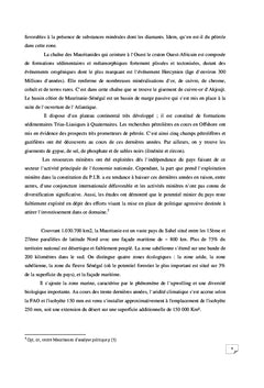 Exploitation Miniere en Mauritanie et la Protection de l'Environnement