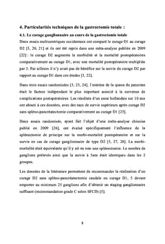 La Gastrectomie totale pour cancer gastrique