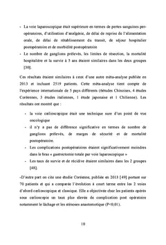 La Gastrectomie totale pour cancer gastrique
